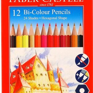 Color Pencils 24 shades bi-color