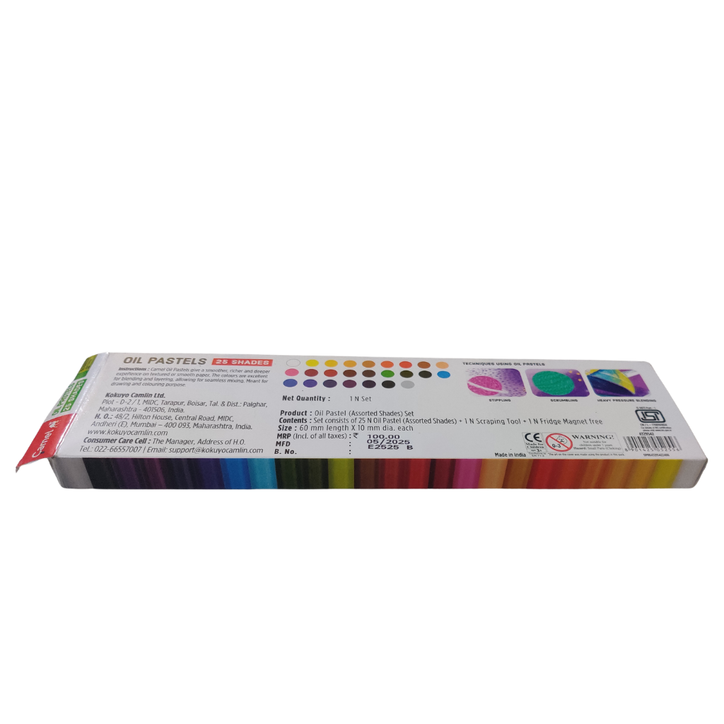Camel Oil Pastels – 25 Shades - Image 2