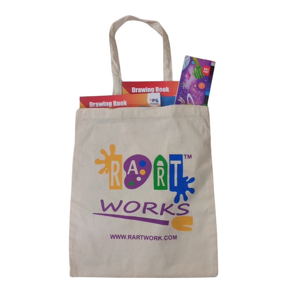 RART WORKS Big Canvas Tote Bag (14 × 16 inches) - Image 3