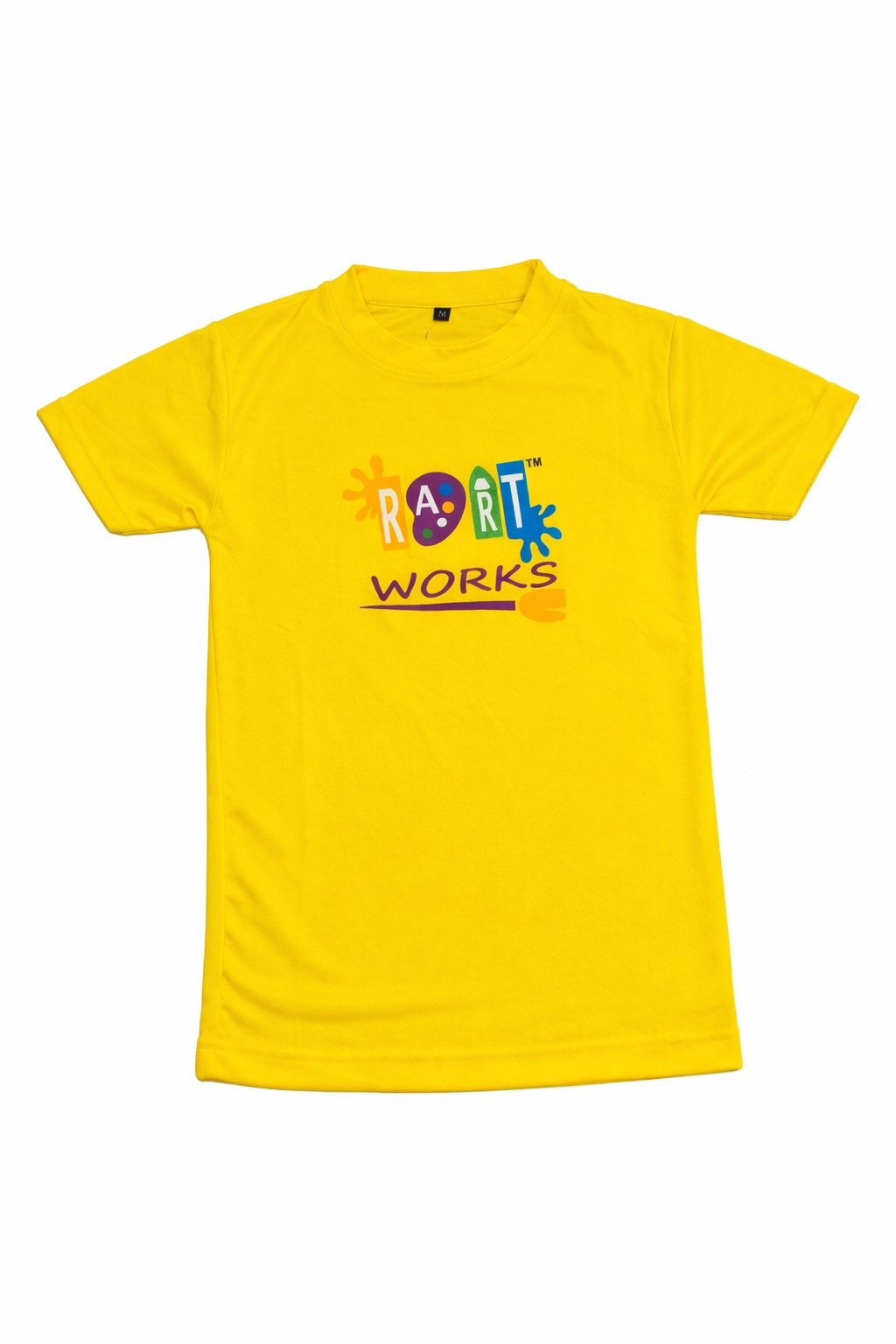 Rartworks Class Uniform T-Shirt (Honeycomb Sports Fabric) – Neon Yellow - Image 4