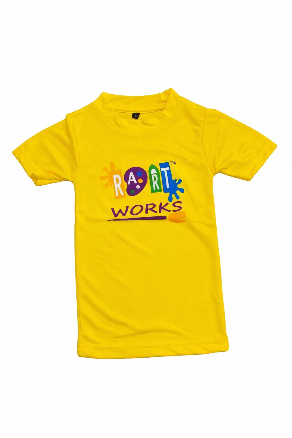 Rartworks Class Uniform T-Shirt (Honeycomb Sports Fabric) – Neon Yellow - Image 2